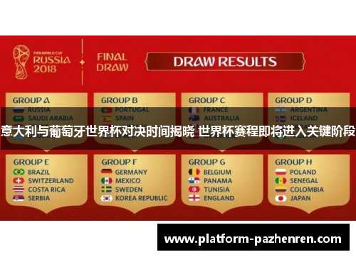 意大利与葡萄牙世界杯对决时间揭晓 世界杯赛程即将进入关键阶段